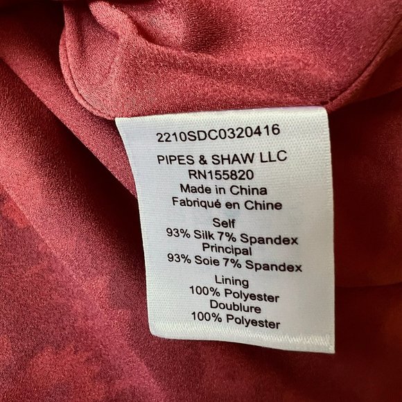 Veronica Beard Sz 12 Louella Floral Dress 100% Silk Elegant Berry Multicolor$648 - Picture 8 of 15